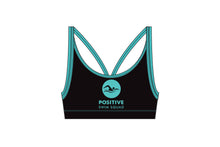 Load image into Gallery viewer, Womens Sports Top Positive Black
