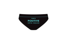 Load image into Gallery viewer, Womens Sports Brief Positive Black
