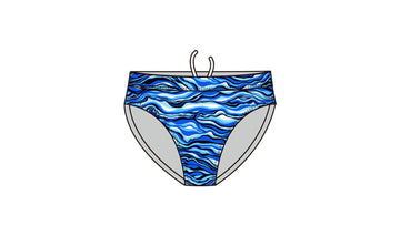 Womens Sports Brief Wild Water Bilinga