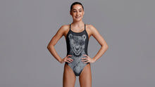 Load image into Gallery viewer, Girls Diamond Back One Piece Bear Bum
