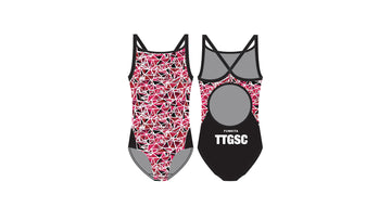 Girls Diamond Back One Piece Tea Tree Gully Fire Light