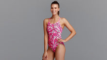 Load image into Gallery viewer, Womens Diamond Back One Piece Pink Pieces

