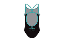 Load image into Gallery viewer, Womens Single Strap One Piece Positive Black
