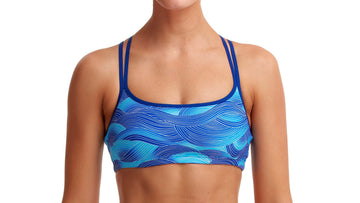 Womens Criss Cross  Top Cold Current