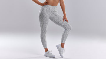 Womens Hi Runner 7/8 Tight Speckled