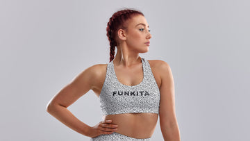 Womens Funkita X Fit Crop Top Speckled