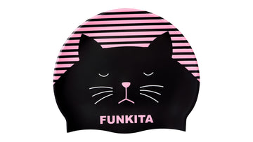 Silicone Swimming Cap Crazy Cat