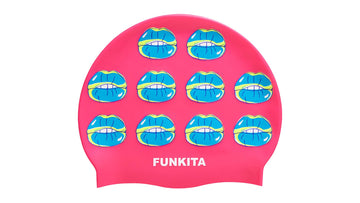 Accessories Silicone Swimming Cap Kiss Kiss