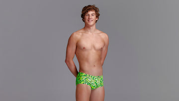Mens Classic Trunks Goldy Blocks