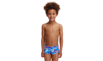 Toddler Boys Printed Trunks Cray Crayon