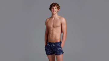 Mens Shorty Shorts Short Silver Lining
