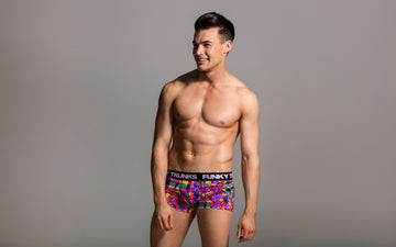 Mens Underwear Trunks Paintballs