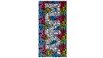 Accessories Cotton Towel Rainbow Web