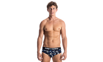 Mens Underwear Briefs Night Lines