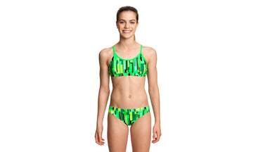 Girls Racerback Two Piece Acid Rain