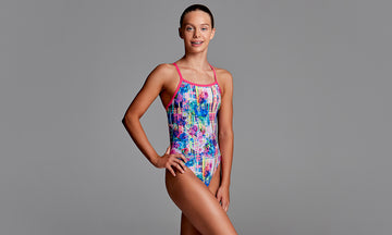 Girls Tie Me Tight One Piece Alba Wild