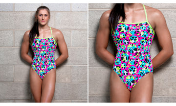 Womens Single Strap One Piece Alotta Dots
