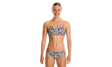 Girls Racerback Two Piece Bang Bang Budgie