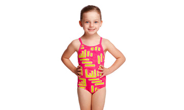 Toddler Girls Printed One Piece Bar Bar