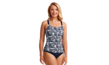 Load image into Gallery viewer, Womens Scoop Neck Tankini Bar Bell
