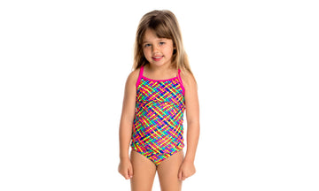 Toddler Girls Tankini & Brief Two Piece Basket Case