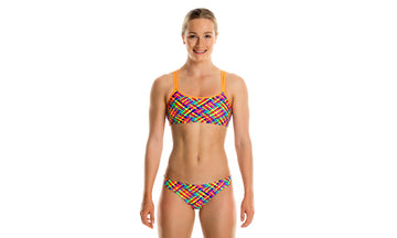Girls Criss Cross Two Piece Basket Case