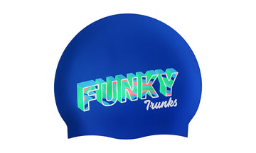 Silicone Swimming Cap Beach Bum