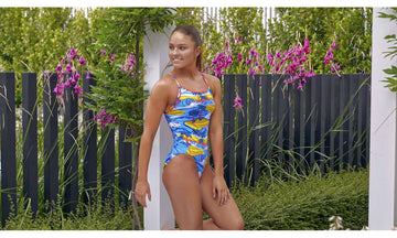 Womens Eco Diamond Back One Piece Beach Bum