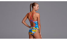 Load image into Gallery viewer, Girls Eco Diamond Back One Piece Beach Bum
