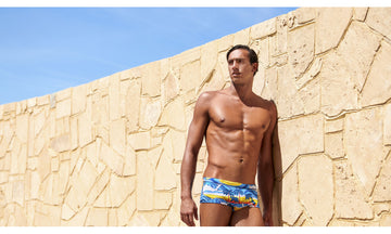 Mens Eco Plain Front Trunks Beach Bum