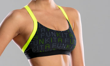 Womens Get Fit Crop Top Binary Babe