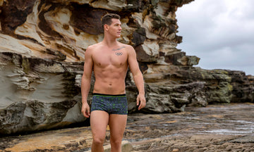 Mens Square Trunks Binary Bro