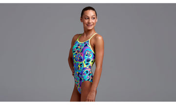 Girls Twisted One Piece Bio Cell