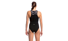Load image into Gallery viewer, Womens Hi Flyer One Piece Black Bondage
