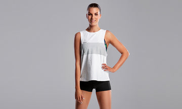 Womens Hank the Tank Top Black Line