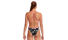 Load image into Gallery viewer, Womens Twisted One Piece Black Swan
