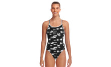 Load image into Gallery viewer, Womens Diamond Back One Piece Black Swan
