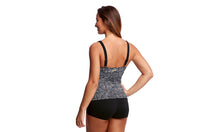 Load image into Gallery viewer, Womens Ruched Tankini Black Widow
