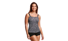 Load image into Gallery viewer, Womens Scoop Neck Tankini Black Widow
