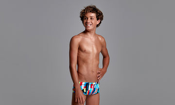 Boys Classic Trunks Block Chain