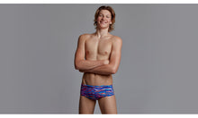 Load image into Gallery viewer, Boys Eco Sidewinder Trunks Blow Wave
