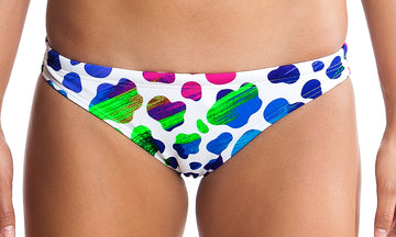 Womens Bibi Banded Brief Blue Moo