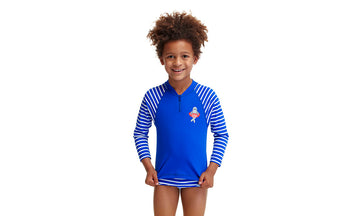 Toddler Boys Zippy Rash Vest Blue Riband