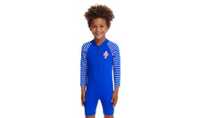 Load image into Gallery viewer, Toddler Boys Go Jump Suit Blue Riband
