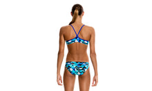 Load image into Gallery viewer, Girls Racerback Two Piece Blue Steel

