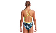 Load image into Gallery viewer, Girls Single Strap One Piece Bone Head
