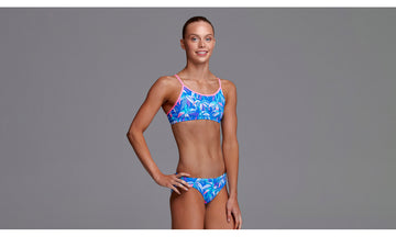 Girls Racerback Two Piece BooBam Blue