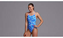 Load image into Gallery viewer, Womens Diamond Back One Piece BooBam Blue
