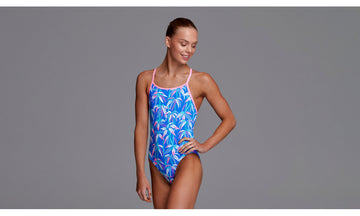 Girls Diamond Back One Piece BooBam Blue