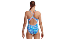 Load image into Gallery viewer, Womens Diamond Back One Piece BooBam Blue
